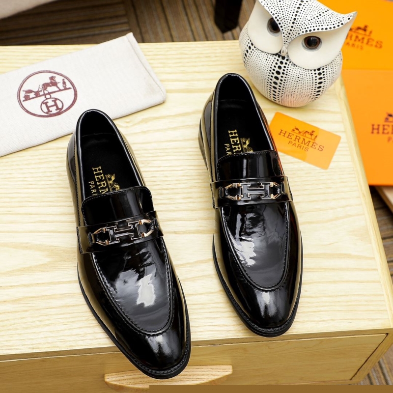 H**mes leather shoes